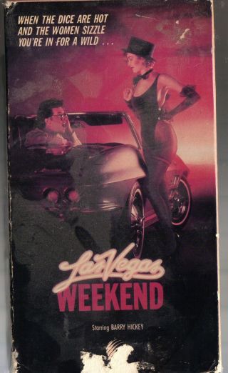 Las Vegas Weekend - 1985 Rare Oop Unrated Vhs Kimberlee Kaiser Barry Hickey