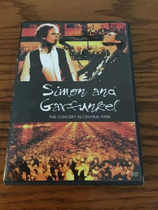 Simon And Garfunkel - The Concert In Central Park (dvd,  2003 Rare) W Insert