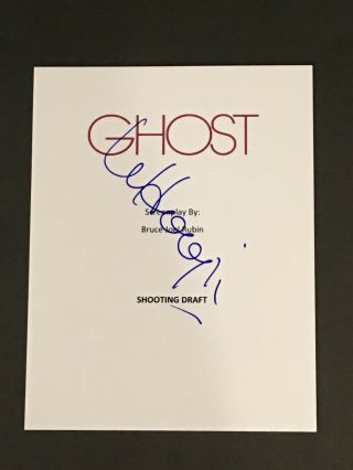 Whoopi Goldberg Signed Ghost Full Movie Script Autographed Rare Jsa