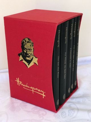 Ernest Hemingway 5 Volume Box Set (2008 Folio Society) Rare