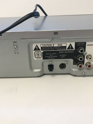 Panasonic DVD VCR Player Combo Recorder w/ Remote & AV Cables PV - D4735S Rare 7