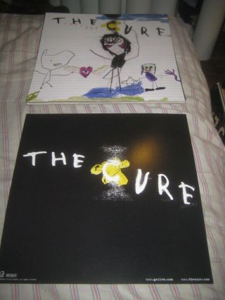 The Cure - Self Titled - 1 Poster Flat - 2 Sided - 12x12 Inches - Nmint - Rare