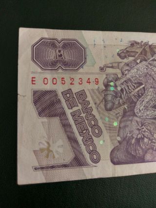 50,  000 Pesos Bill (1990 Series),  RARE in Circulated 7/10 4