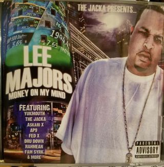 The Jacka Presents: Money On My Mind Lee Majors Cd Rare Yukmouth Ap9 Bay Rap