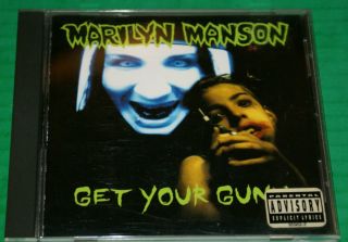 Marilyn Manson Get Your Gunn Cd 1994 Rare Ep Out Of Print
