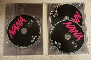 Nana Uncut Box Set Vol 2 Dvd,  2009,  3 - Disc Set Rare Oop Anime Viz Video.  R1 Us