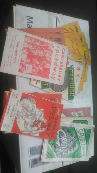 Rare Speedway Programmes 1950 