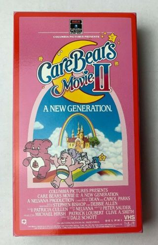 The Care Bears Movie 2: A Generation Vhs Rare Cover