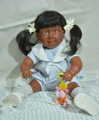 Pat Secrist Mylo Doll Toddler 22 " Aa Or Hispanic Lifesize Lifelike Reborn Rare