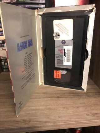 American Ninja 1 - Rare Big Box Vhs - Previous Rental