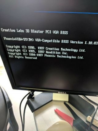 Creative 3D Blaster PCI - Rendition V1000 Graphics Card - RARE First Accelerator 3