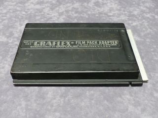 Rare Slotted Graflex No.  1134 Graphic 4x5 Film Pack Adapter - D / Series D