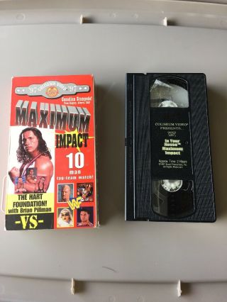 Wwf Maximum Impact (vhs; 1997) In Your House: Canadian Stampede Wrestling Rare