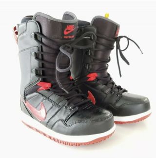 Nike Sb Vapen Snowboard Boots Black / Red Mens Size 12 Limited Rare