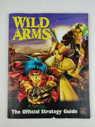 Wild Arms Playstation 1 Ps1 Official Strategy Guide Dimension Publishing Rare Vg