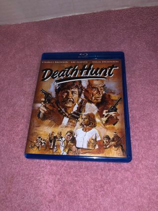 Death Hunt (blu - Ray Disc,  2013) Rare Out Of Print Oop Blu - Ray Dvd