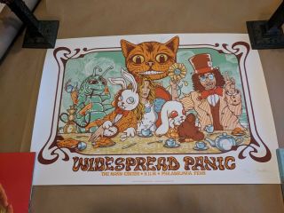 Alice In Wonderland Widespread Panic Jermaine Rogers Art Print Poster 75/75 Rare