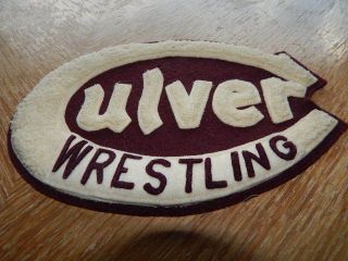 Vintage Culver Military Academy Wrestling Letterman ' s Varsity Sports Patch - RARE 2