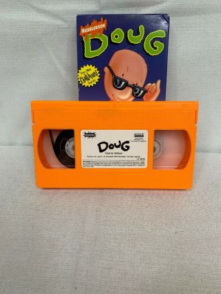 Nickelodeon Doug Cool In School VHS 1994 Ultra Rare Collectors Item Cartoon Show 3