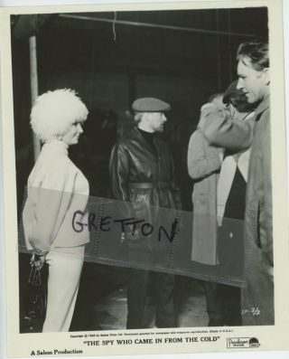 Elizabeth Taylor,  Richard Burton & Oskar Werner Rare Candid Photo 2