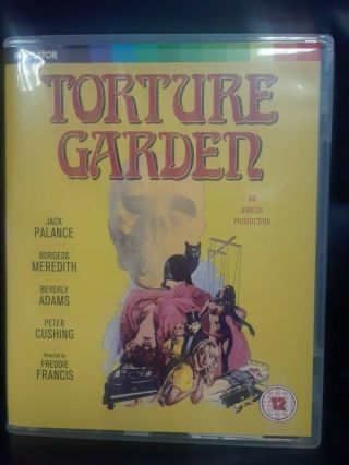 Torture Garden Indicator Blu - Ray,  Booklet Region Rare Oop Powerhouse
