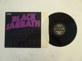 Black Sabbath Master Of Reality Lp Rare Uk Nems Press W/ Almere Credit Paranoid