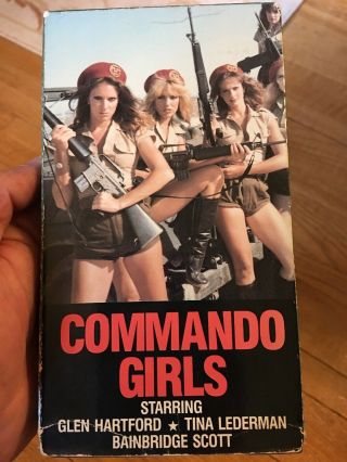 Commando Girls Vhs Star Classics Video Tape Tina Lederman Bainbridge Scott Rare