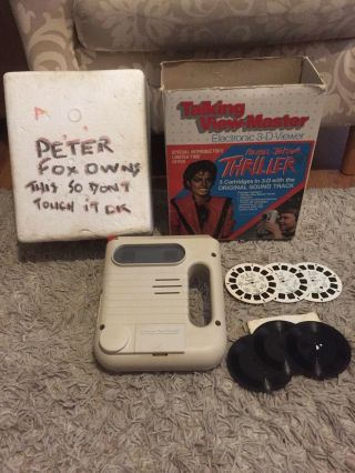 Viewmaster Michael Jackson Thriller 3d Photos From Video 1984 Rare