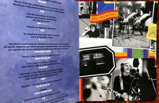 PAUL McCARTNEY CD & COLOR BIO Egypt Station Concertina PROMO Rare BEATLES 2