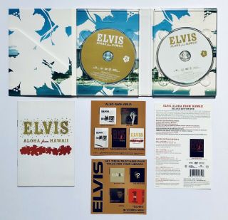 Elvis Presley 2 Discs Rare Like ELVIS Aloha From Hawaii DVD Deluxe Edition 2