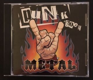 Punk Goes Metal Oop Nm Cd Ataris Nfg Afi Cover Slayer Motley Crue Metallica Rare