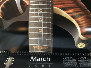 Paul Reed Smith PRS Private Stock Calendar - 2006 Tenth PS Anniversary Rare 2