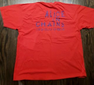 Alice In Chains 90s Mtv Unplugged Shirt Rare Xl Pearl Jam Nirvana