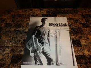 Jonny Lang Rare Hand Signed Autographed Promo Poster Long Time Coming Blues