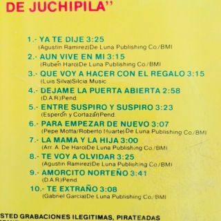 LOS SAGITARIOS - LO MEJOR DE JUCHIPILA (CD,  1989) ULTRA RARE Latin Spanish Lang 4