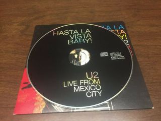 U2 Hasta La Vista Baby Live From Mexico City Fan Club Only Rare