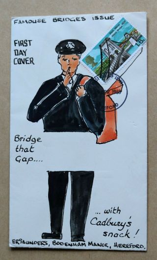British Bridges 1968 Rare Hand Painted 