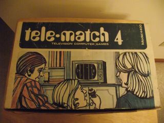 Vintage Tele - Match 4 - Model 4400 - Television Computer Games - - Rare