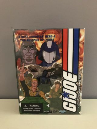 Gi Joe Mini Series Boxed Set Dvd W Snake Eyes & Timber 2003 Rhino Hasbro Rare