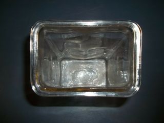 Rare Vintage Glass Mailbox Visible Mailbox Glass Only 6