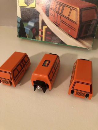 Brio Intercity Orange Train Set Engine Caboose & Passenger 33512 Rare 80s Box