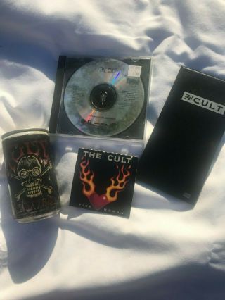 The Cult Rare Electric Promo Beer Soda Pop Can 1987 with 3 CDs 2