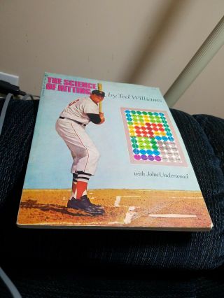 Rare 1971 " The Science Of Hitting " By Ted Williams,  Boston Red Sox,  Baseball Vg
