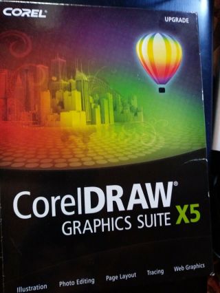 CorelDRAW Graphics Suite X5 Education Edition RARE 2010 Photo Editing Software 7