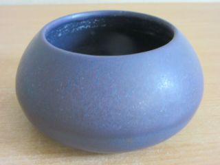 Vintage Rare Marblehead Pottery Purple Pottery Planter / Bowl 5.  75 "