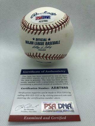 Reggie Jackson Signed Baseball ROMLB PSA/DNA 44 York Yankees MLB RARE 2