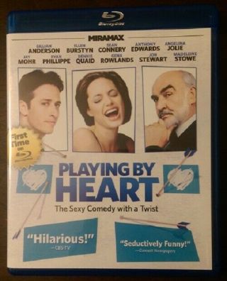 Playing By Heart Blu - Ray Out Of Print Rare Miramax Romantic Comedy Drama Oop