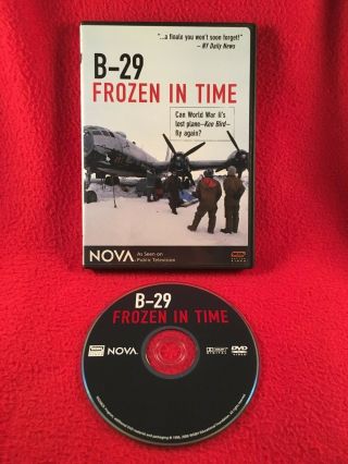 B - 29 Frozen In Time Dvd Nova Bomber Documentary Doc Wgbh Region 1 Usa Rare Oop
