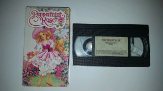 Peppermint Rose Vhs Vintage 1992 Video Tape Movie Animated Cartoon Rare Kids