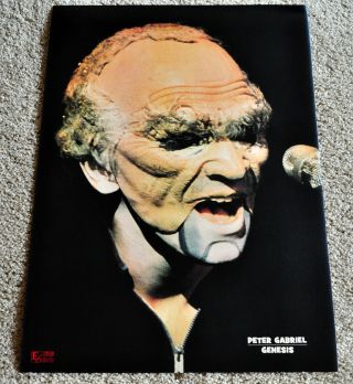 Genesis Poster Genesis The Musical Box Peter Gabriel The Oldman Mask Poster Rare
